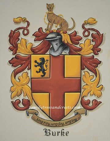 Burke family crest, Burke Coat of Arms