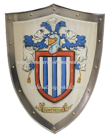 Contreras Family Crest Metal Coat of Arms shield 