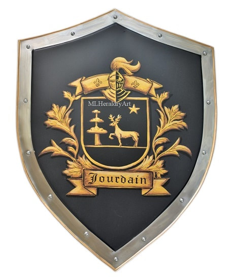 Chateau Jourdain Vinery Logo- business shield