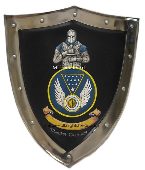 Dark Knight Military Coat of Arms shield