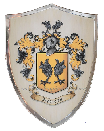 Hixson XL coat of arms shield stainless steel 