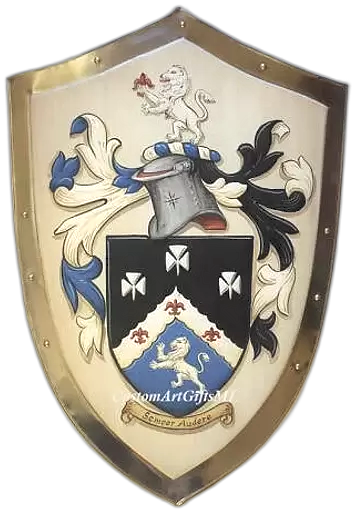 Custom Coat of Arms shield- Smith & Jones  alliance family crest