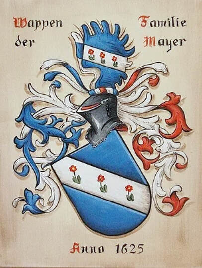 Mayer family crest old style