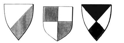 Heraldry meanings heraldic shield divisions 4