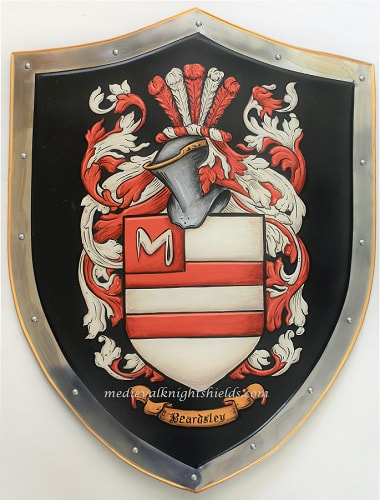 Beardsley Coat of Arms knight shield 