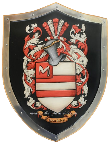 Beardsley Coat of Arms knight shield 