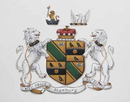 Hanbury Coat of Arms 