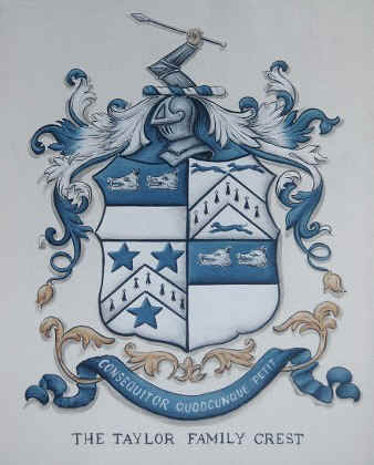 Tailor Coat of Arms painting