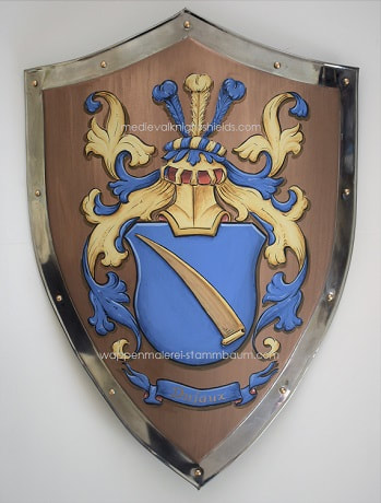 DeFaux -  Coat of Arms Metal Knight Shield