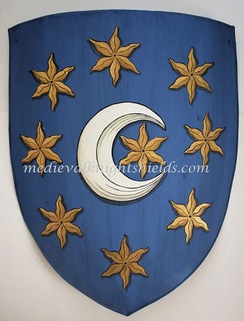 Dougan Coat of Arms aluminum knight shield