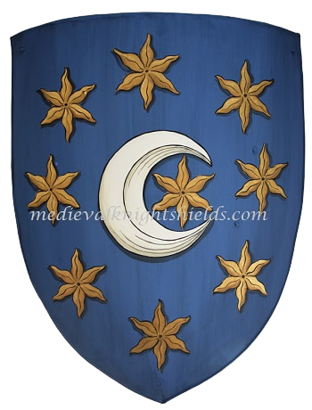 Dougan Coat of Arms aluminum knight shield