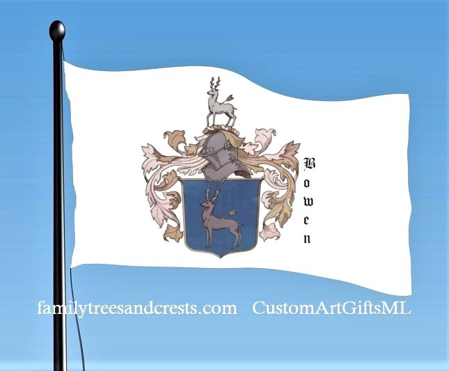 Flag -  Banner with family crest