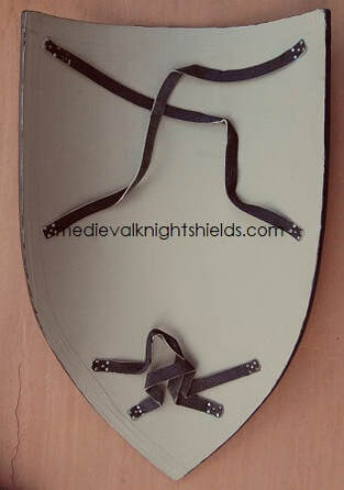 Wooden heater knight shield blank