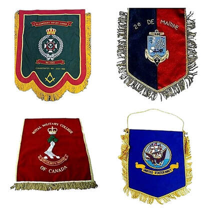 Military - masonic - club embroidery flags