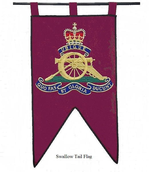 Coat of Arms pennant - embroidered flags