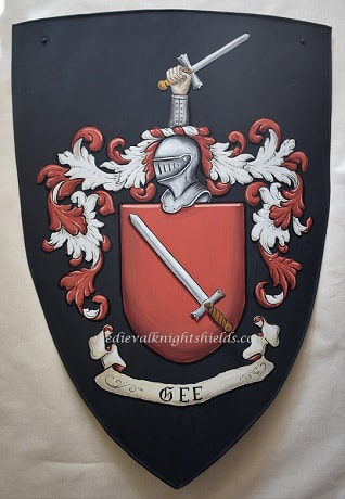 Gee Coat of Arms shield heater shield 