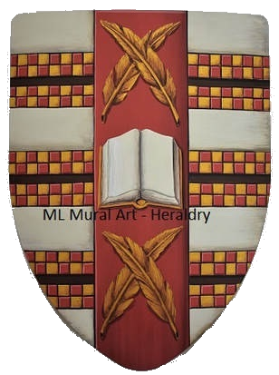 Medieval Coat of Arms shield- battle knight shield 