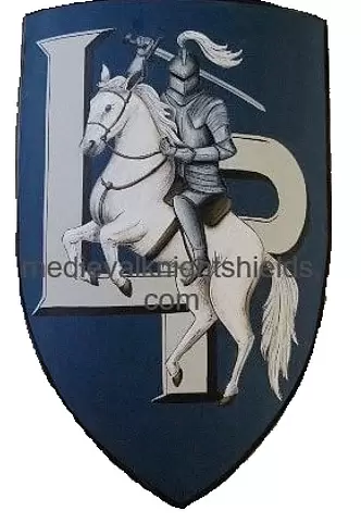 Lancer college sport crest shield -  metal shield