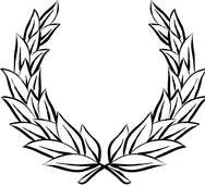laurel leaves heraldry symbol