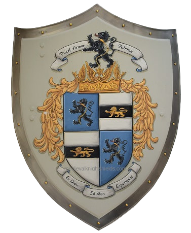 Armor knight shield - custom shield Coat of Arms