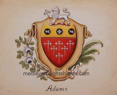 Caot of Arms painting Adams