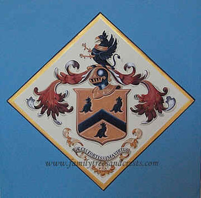 Coat of Arms painting on canvas