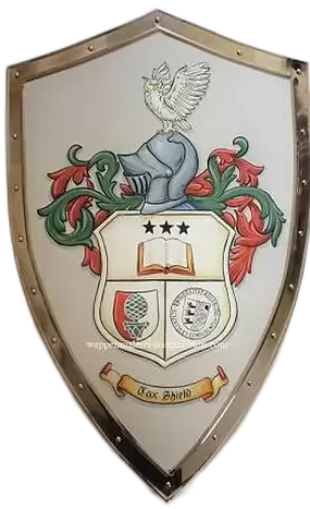 University Augsburg Coat of Arms shield 19 x 29 inch Faculty of Business and Economics