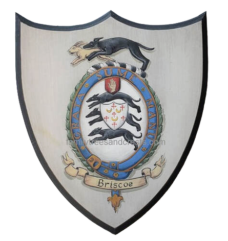 Coat of Arms shield -  Clan shield Briscoe