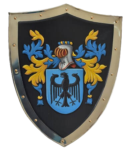 Howse Family Coat of Arms Knight Shield