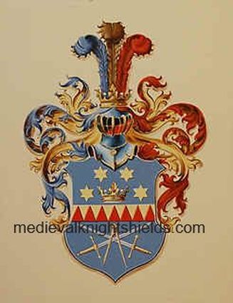  Coat of Arms painting on canvas