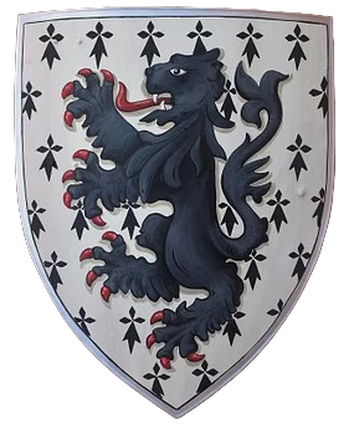 Medieval shield  - lion