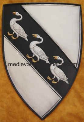 Medieval shield  - geese