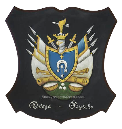 Dotega family Coat of Arms wall plaque