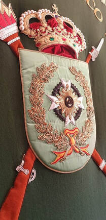 Coat of Arms embroidery banner wall decor