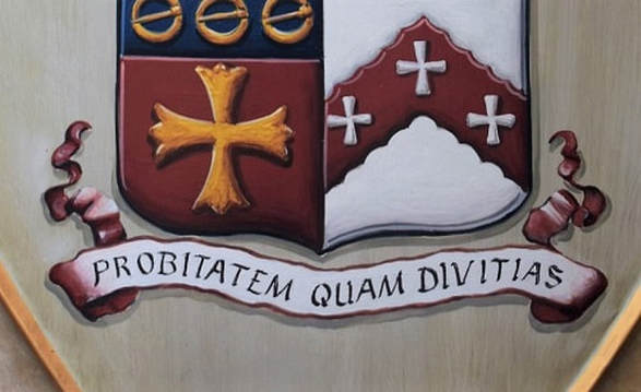 coat of arms shield detail