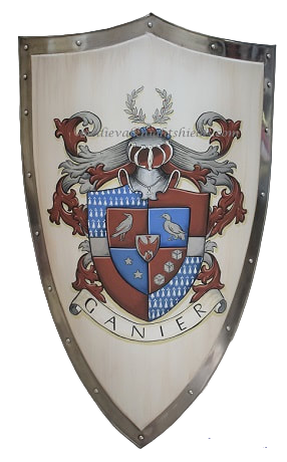 Ganier Custom Coat of Arms -  knight shield