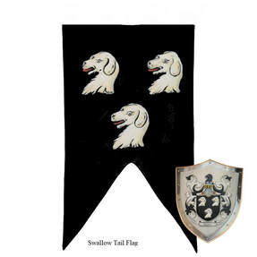 Coat of Arms pennant- heraldry flag