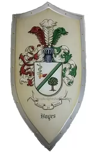 Wedding family crest shield - Hayes