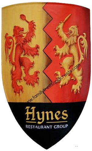 Company logo crest shield -  Hynes logo