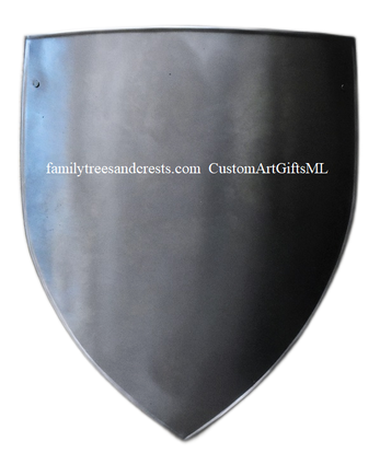 Heater knight shield blank SCA shield 20 x 24