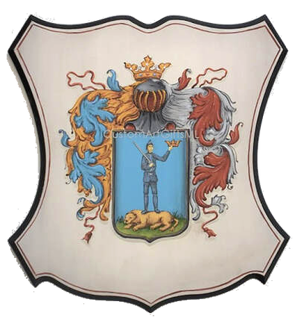 Agotha Coat of Arms wall plaque