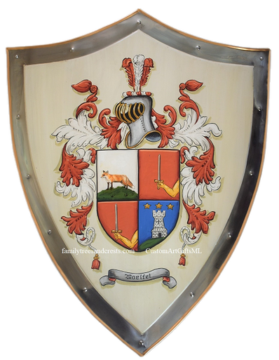 Woefel Coat of Arms knight shield