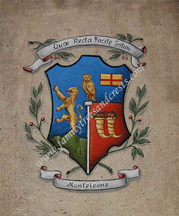 Monteleone Coat of Arms shield