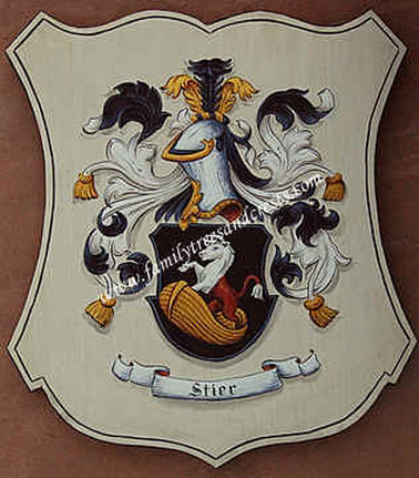 Stier Coat of Arms painting
