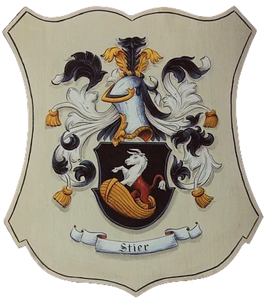 Stier Coat of Arms painting