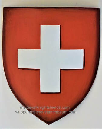 Switzerland -  Swiss Coat of Arms metal shield
