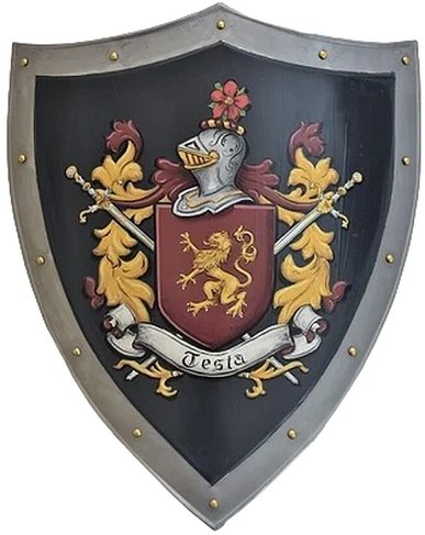 Testa Custom Coat of Arms Knight shield
