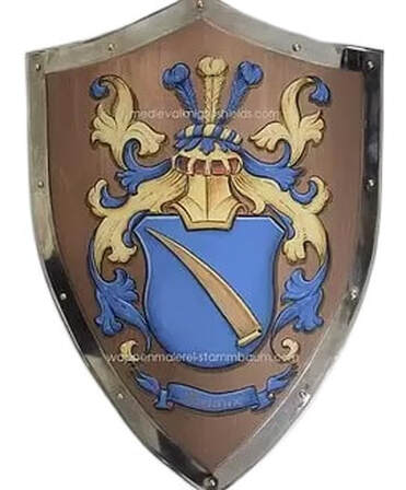 DeFaux -  Coat of Arms Metal Knight Shield