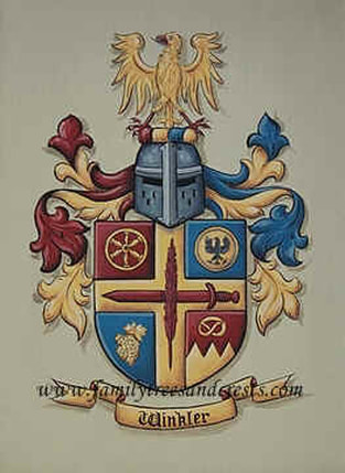 Winkler Coat of Arms on canvas