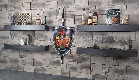 Schori family coat of arms shield display